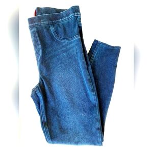 Dark Denim Jean-ish Ankle Leggings Size Xlarge SPANX style‎ 20018R